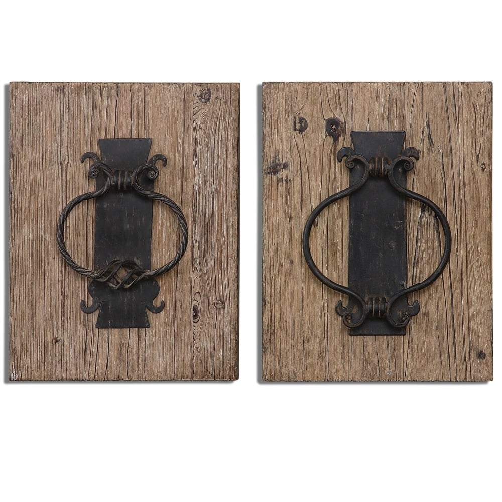 Rustic Door Knockers, S/2 - Image 0