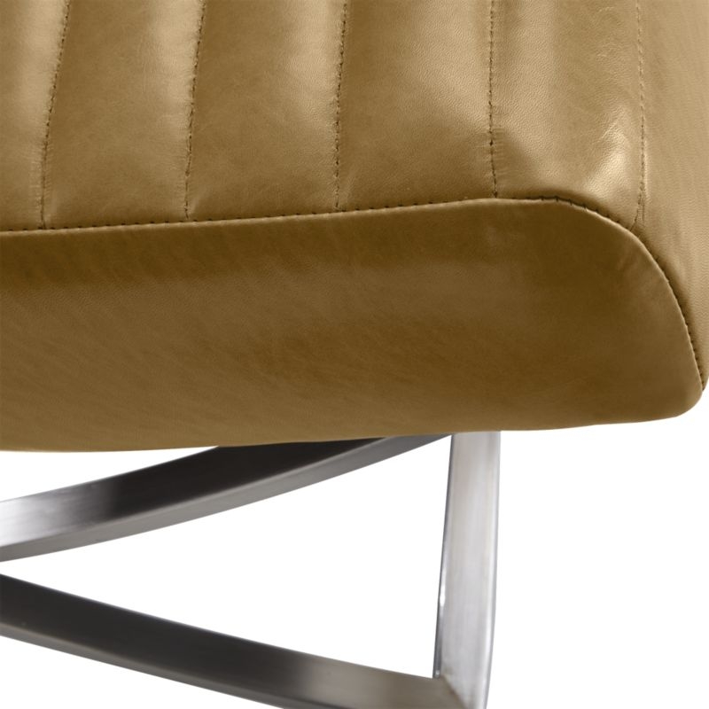 Cooper Armless Leather Accent Chair - Image 5