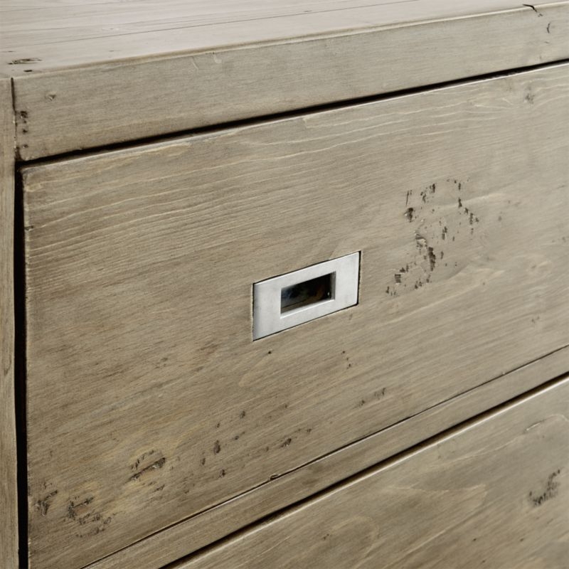 Morris Ash Grey 6-Drawer Dresser - Image 4