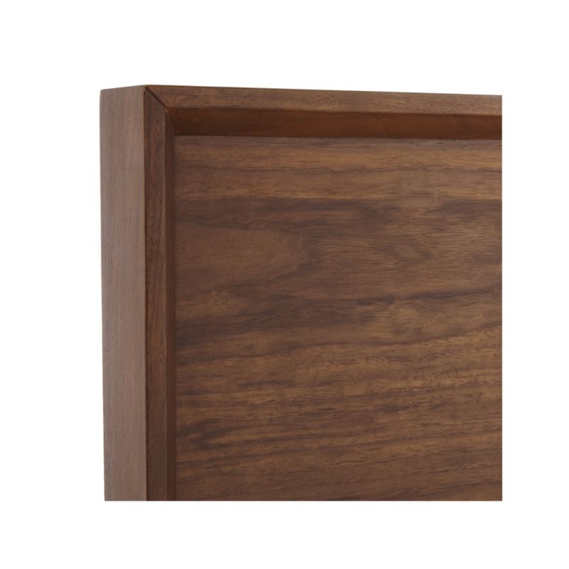 Tate Walnut Queen Wood Bed - Image 2