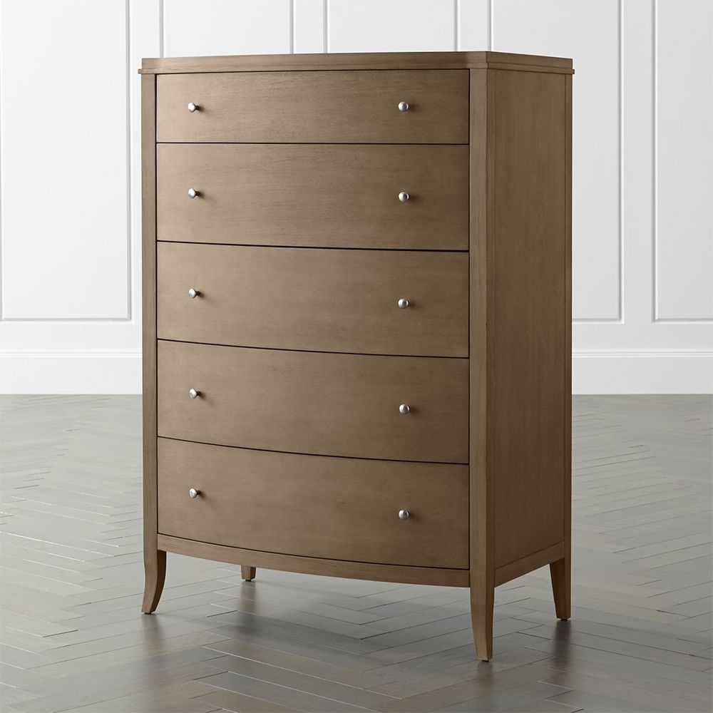 Colette Driftwood 5-Drawer Chest - Image 0