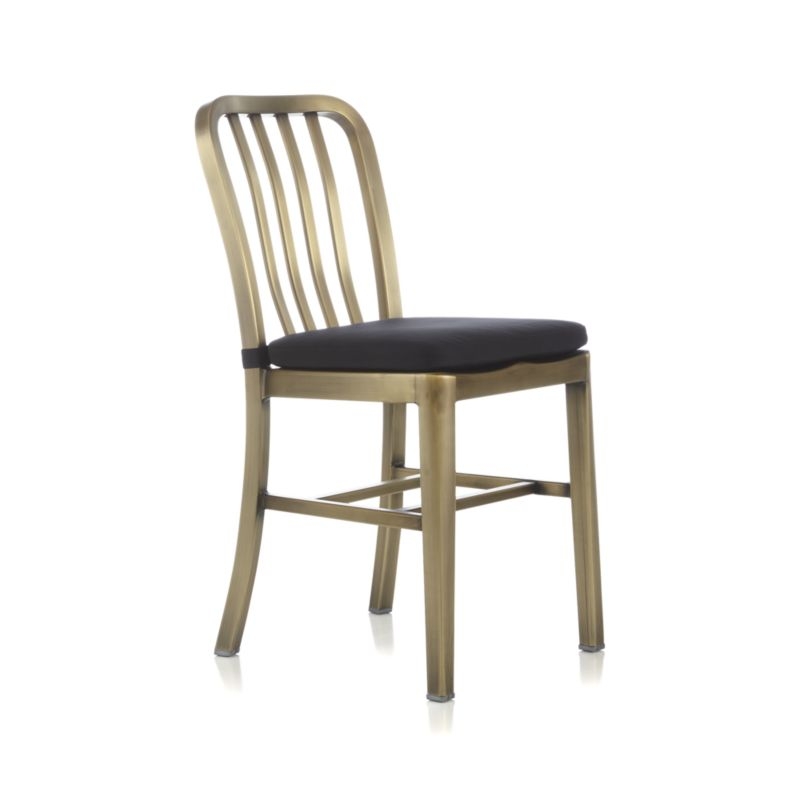 Delta Dining Chair, Brass - Image 3