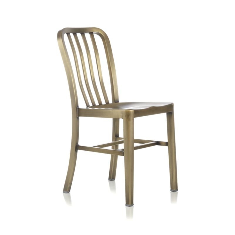 Delta Dining Chair, Brass - Image 0