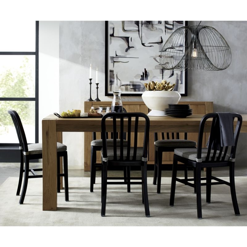 Delta Matte Black Dining Chair - Image 1