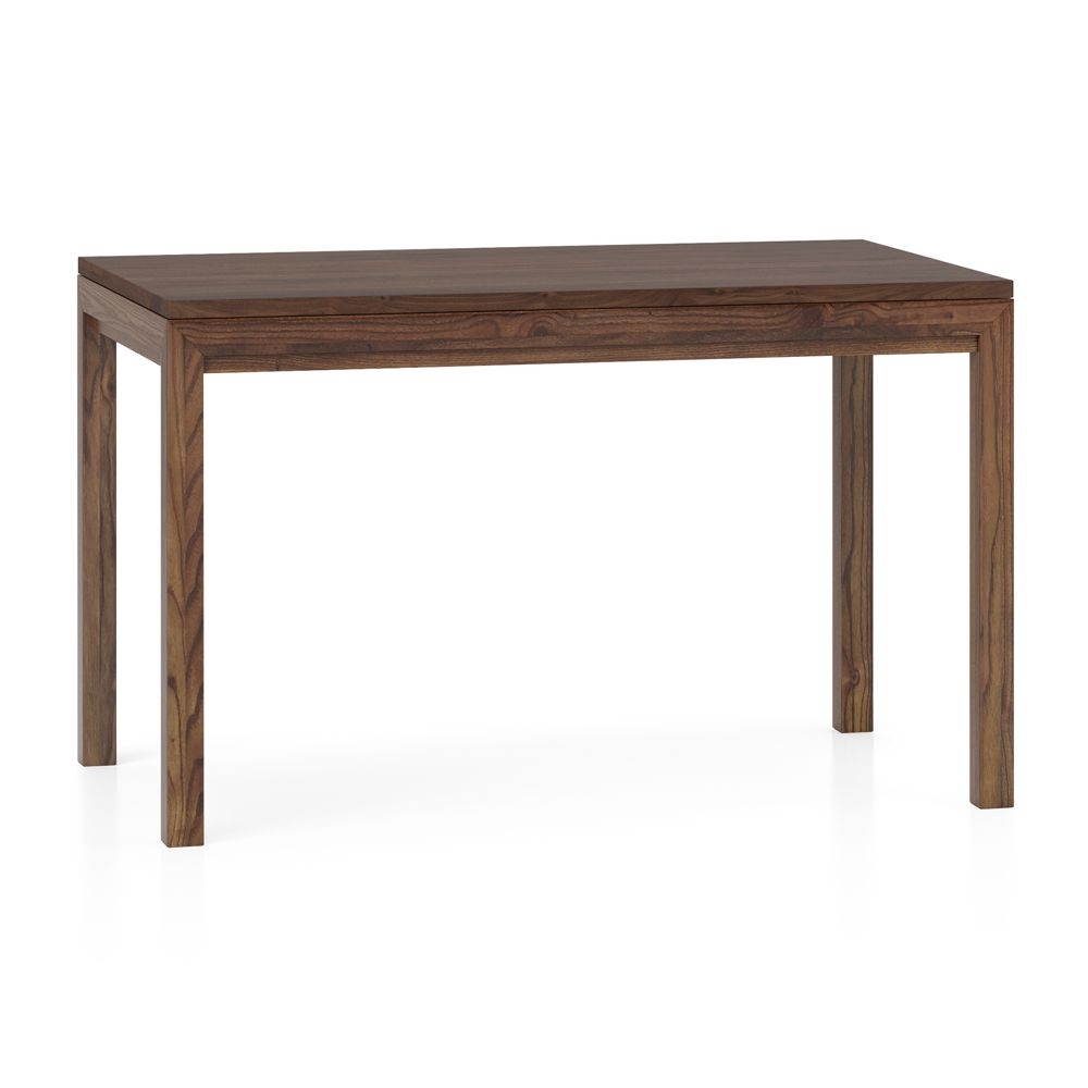 Parsons Walnut Top/ Elm Base 48x28 Dining Table - Image 0