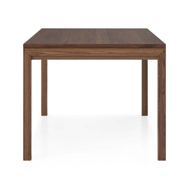 Parsons Walnut Top/ Elm Base 48x28 Dining Table - Image 4