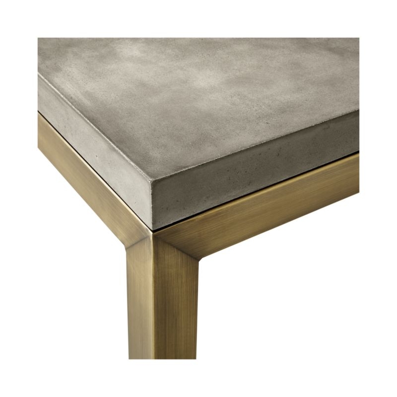 Parsons Concrete Top/Brass Base 48x16 Console Table - Image 2