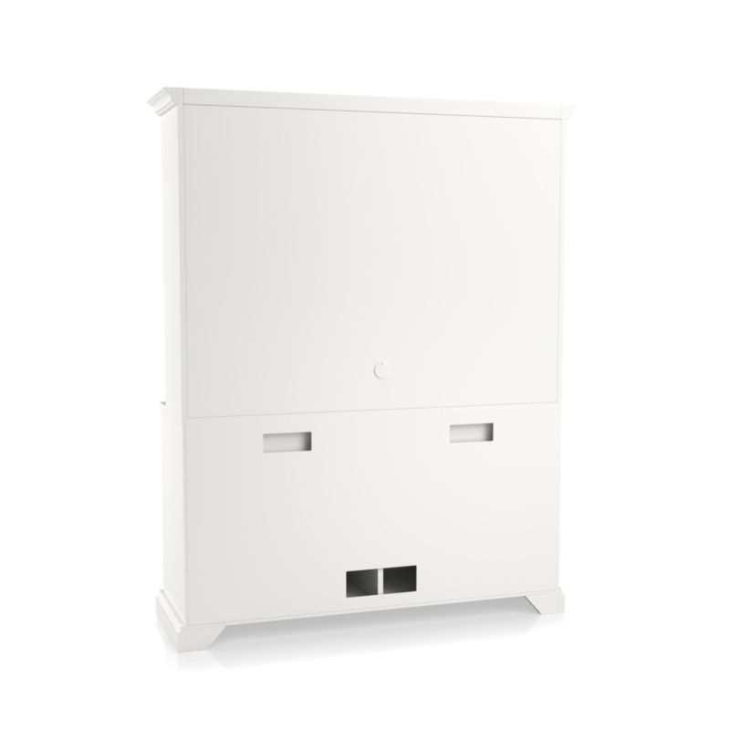 Cameo 2-Piece White Glass Door Wall Unit - Image 4