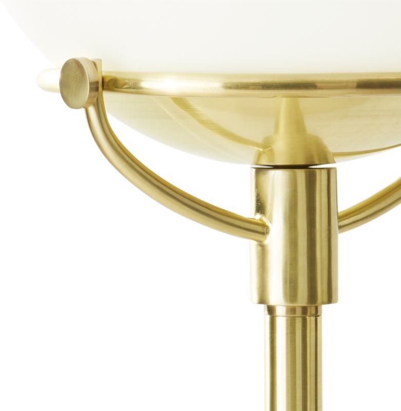 Globe Brass Floor Lamp - Image 4