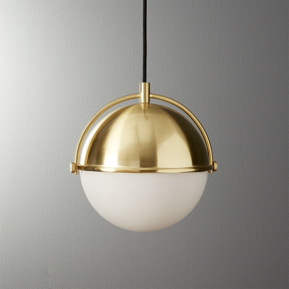 Globe Small Brass Pendant Light - Image 0