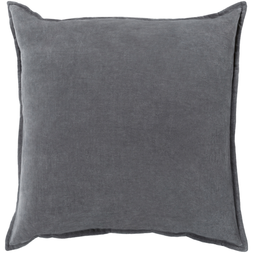 Cotton Velvet Pillow 22x22" with Poly Insert - Image 0