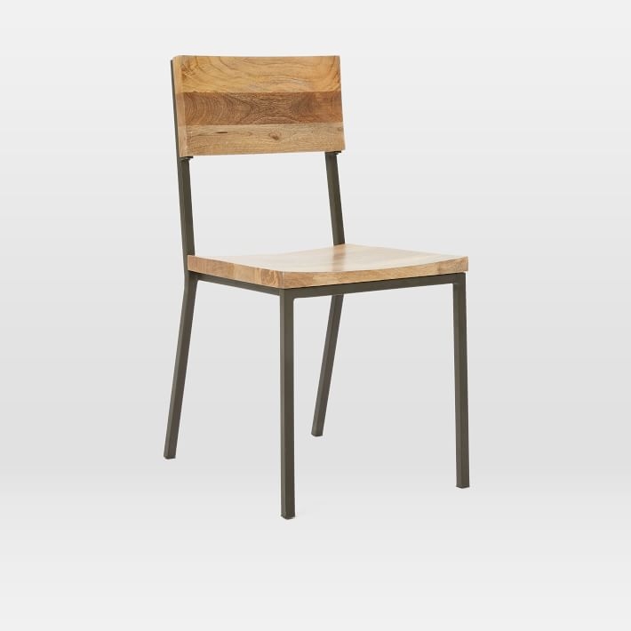 Rustic Dining Chair, Raw Mango - Image 0