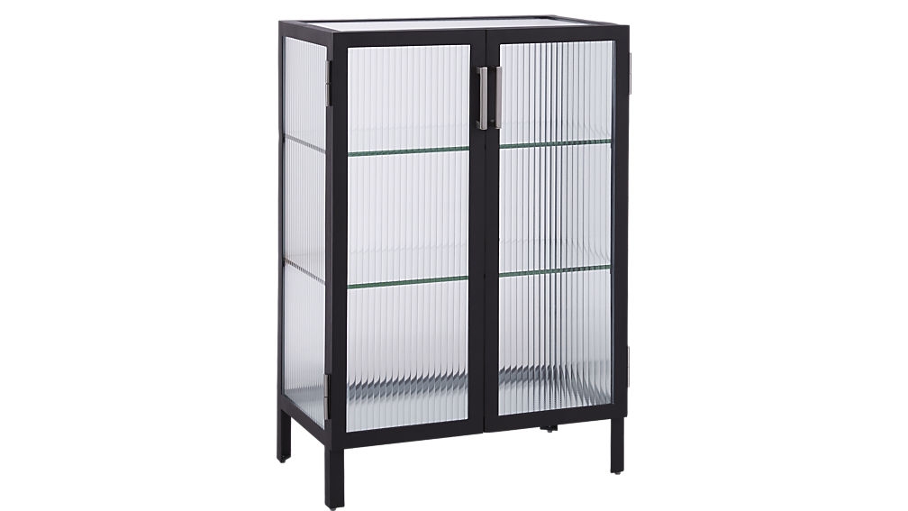 odean small glass cabinet - Image 1