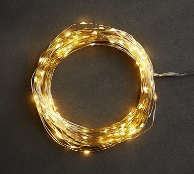 Mini Led String Lights, Gold - 5 Ft - Image 1