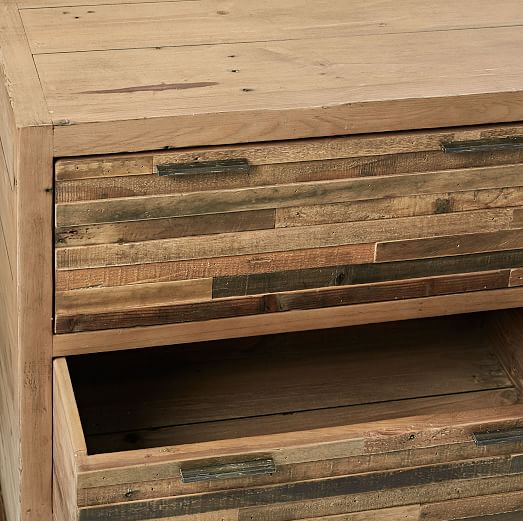 Bay Reclaimed Pine 6-Drawer Dresser - Rustic Natural - Image 2