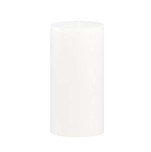 White Pillar Candle 3x6 - Image 0