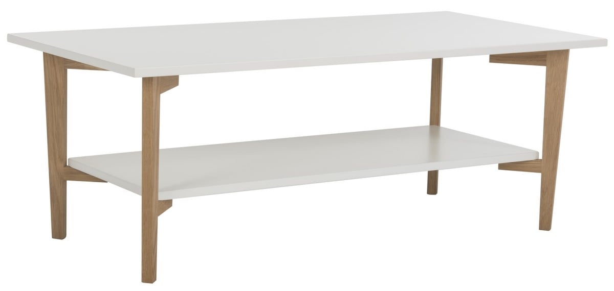 Caraway Rect Coffee Table - White - Arlo Home - Image 1