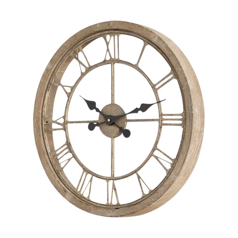 Natural Wood Wall Clock - Medium - Image 1