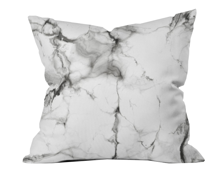 MARBLE Throw Pillow - 20" x 20" - Polyester Fill Insert - Image 0