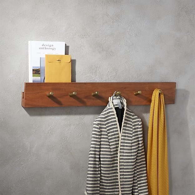 hidden channel wall-mounted coat rack - Image 1