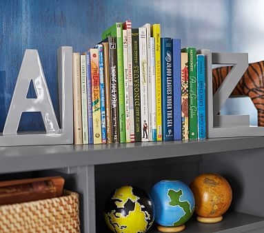 Gray A-Z Bookend - Image 1