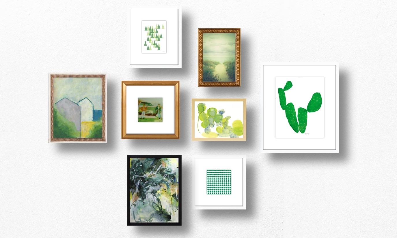 Modern Greenery Gallery Wall - Image 0