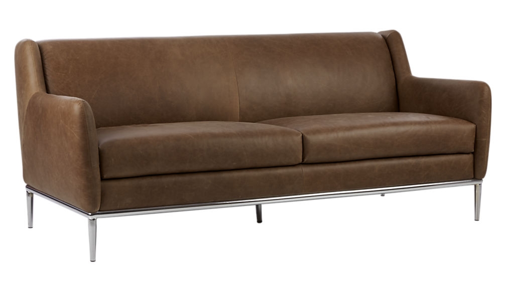 alfred saddle leather sofa - Image 1