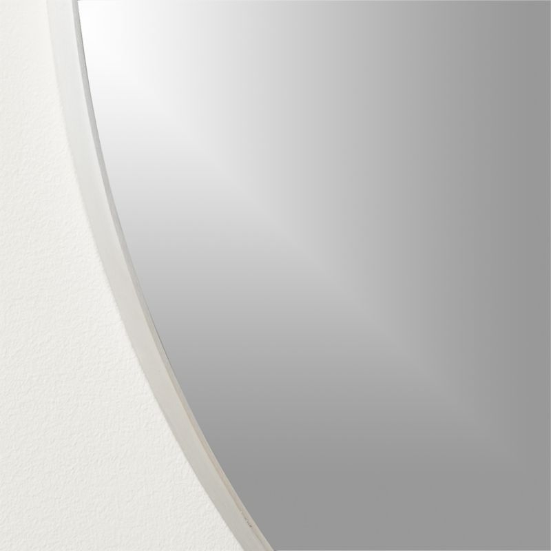 "Infinity Silver Round Wall Mirror 36""" - Image 4