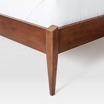Modern Show Wood Bed King, Twill, Wheat - Image 2