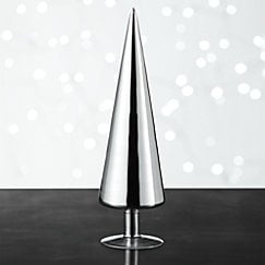 Paz Silver Glass Christmas Tree Figure 18" - Image 0