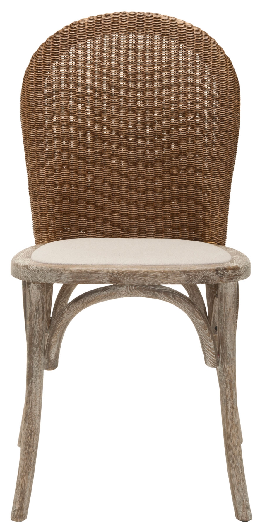 Kioni 19''H Rattan Side Chair (Set Of 2) - Taupe/Pickled Oak - Arlo Home - Image 0