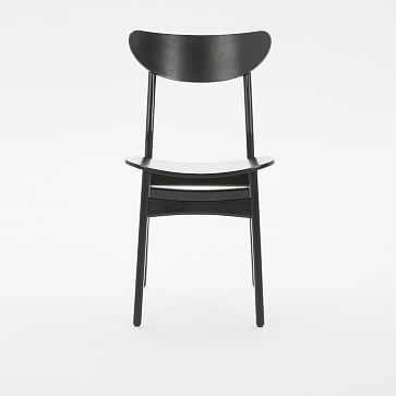 Classic Cafe Dining Chair, Black Lacquer, Individual - Image 2