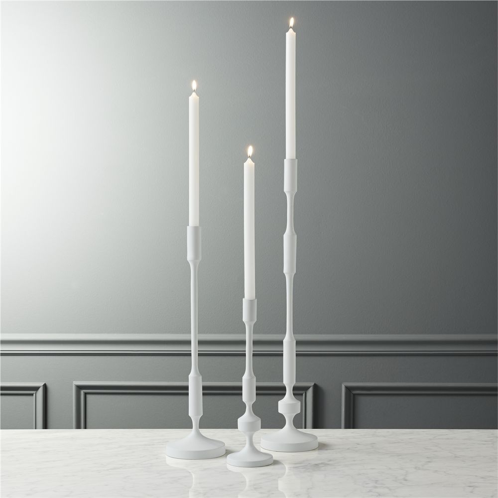 wadsworth taper candle holders set of 3 - Image 0