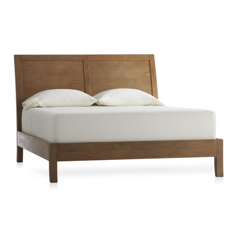 Dawson Light Brown Wood Queen Sleigh Bed - Image 2