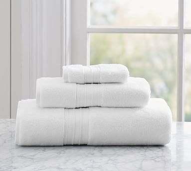 Hydrocotton Quick-Drying Bath Towel, White: BUNDLE SET of 6 - Image 0
