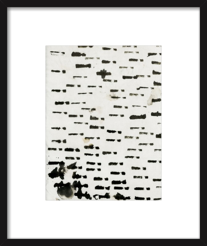 Wabi sabi 16-01 - 16x19 - Blackl Wood Frame with Mat - Image 0
