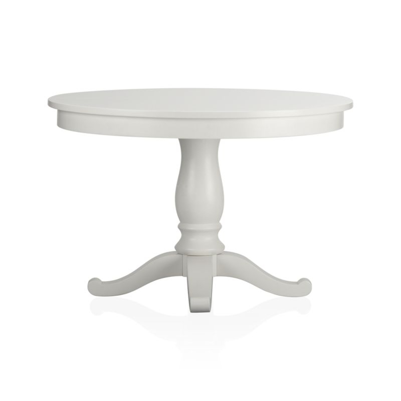 Avalon 45" White Extension Dining Table- Purchase now and we'll ship when it's available. Estimated in early October - Image 4