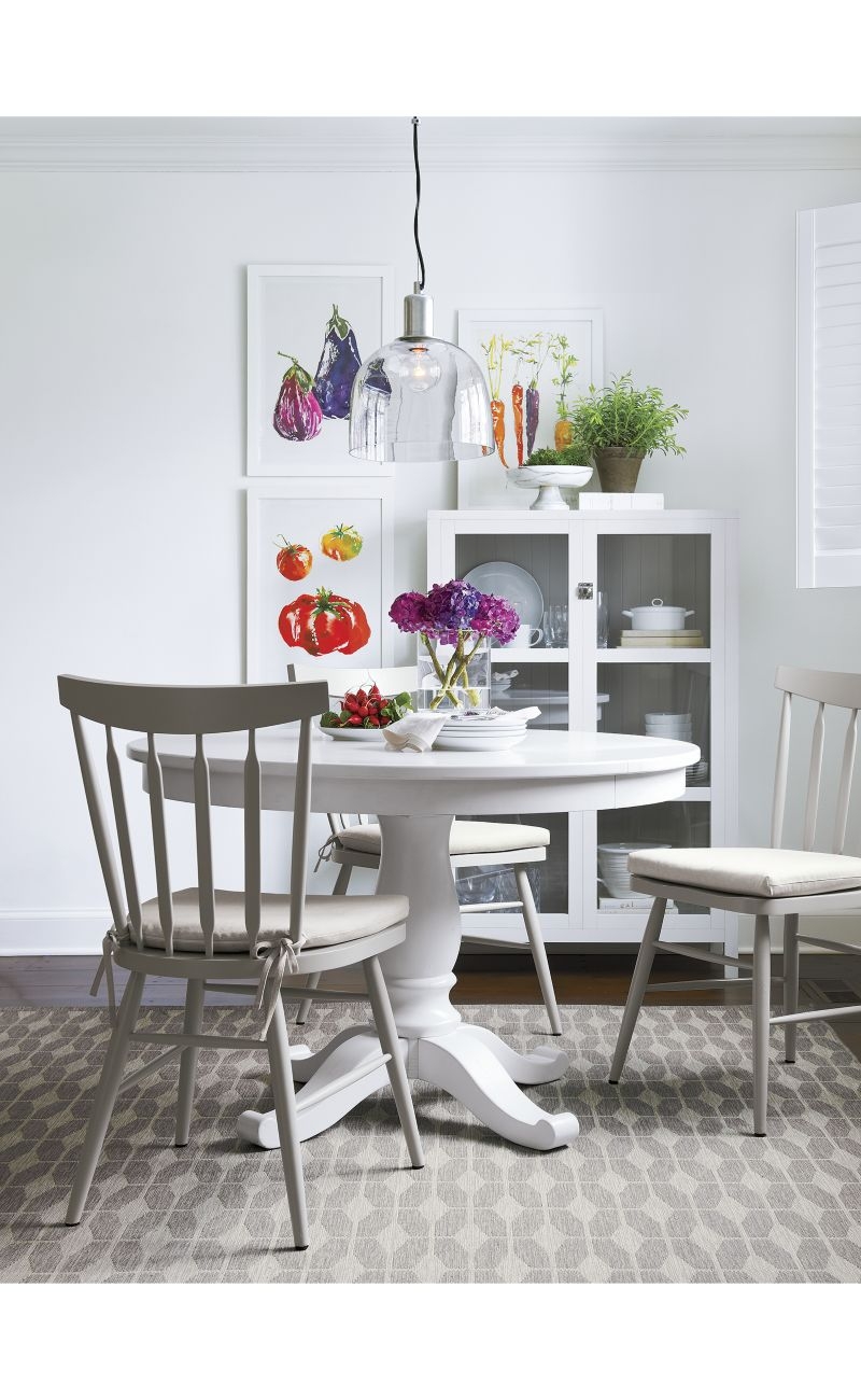 Avalon 45" White Extension Dining Table- Purchase now and we'll ship when it's available. Estimated in early October - Image 8