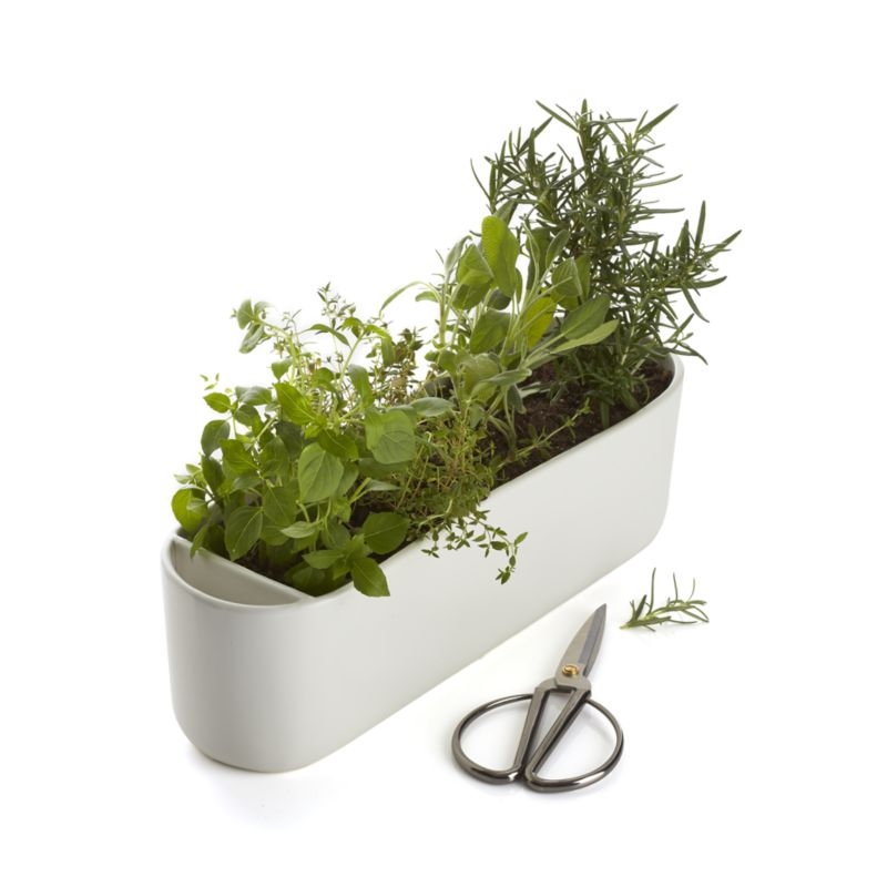 Indoor/Outdoor Herb Planter with Scissors - Image 4