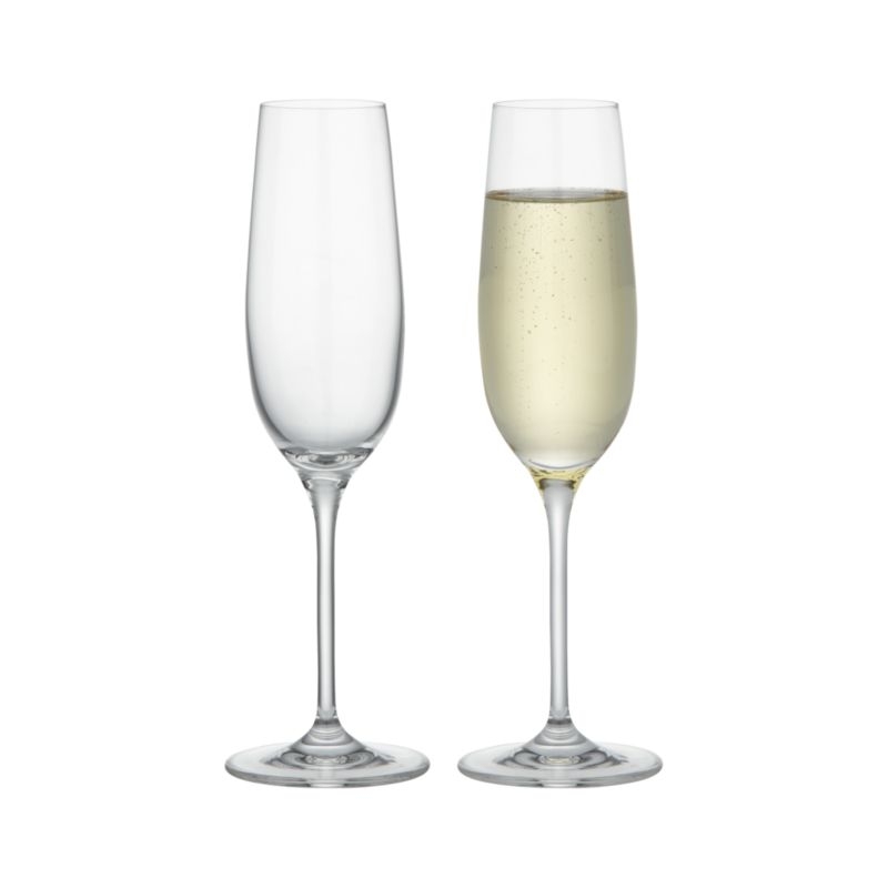 Aspen 9-Oz. Champagne Glasses, Set of 8 - Image 1