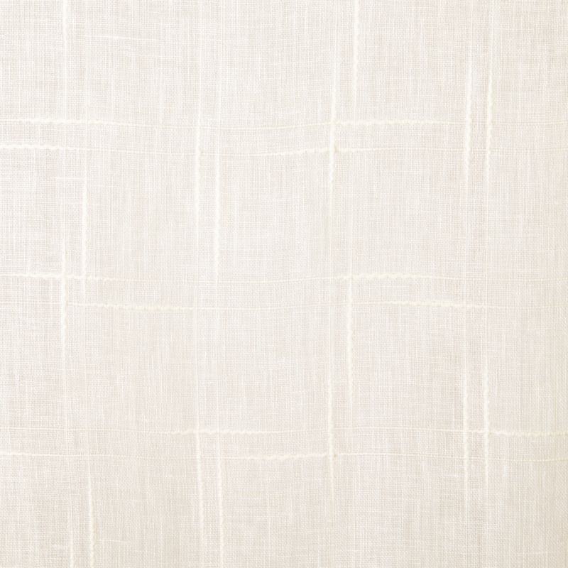 Briza 50"x84" Ivory Sheer Linen Curtain Panel - Image 8