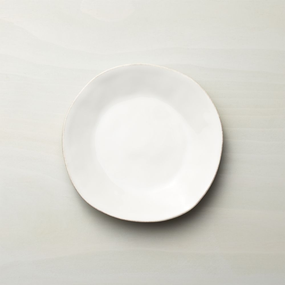 Marin White Stoneware Salad Plate - Image 0