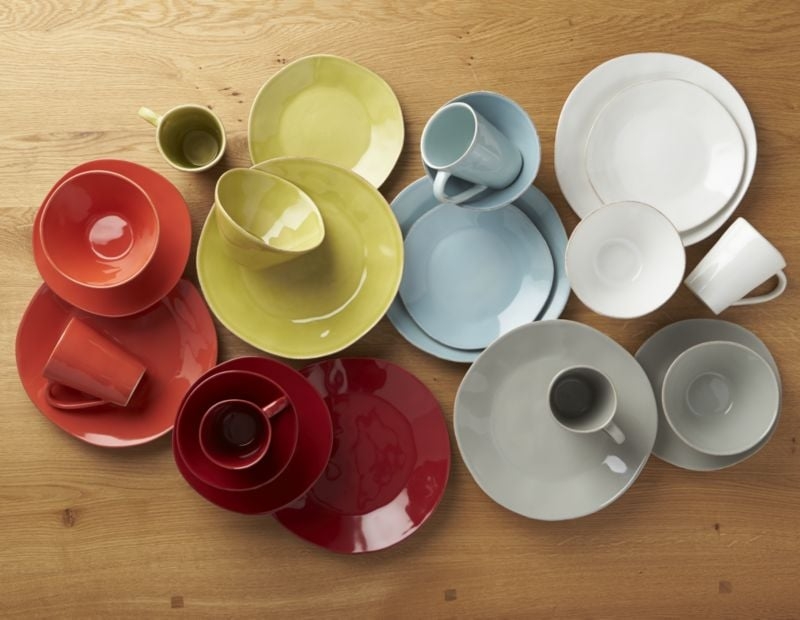 Marin White Stoneware Salad Plate - Image 10