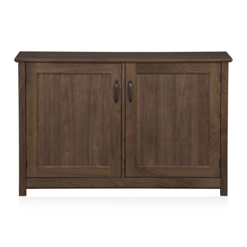 Ainsworth Walnut 47" Media Console with Glass/Wood Doors - Image 3