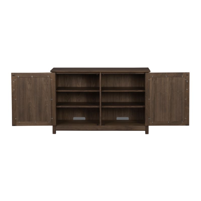 Ainsworth Walnut 47" Media Console with Glass/Wood Doors - Image 5