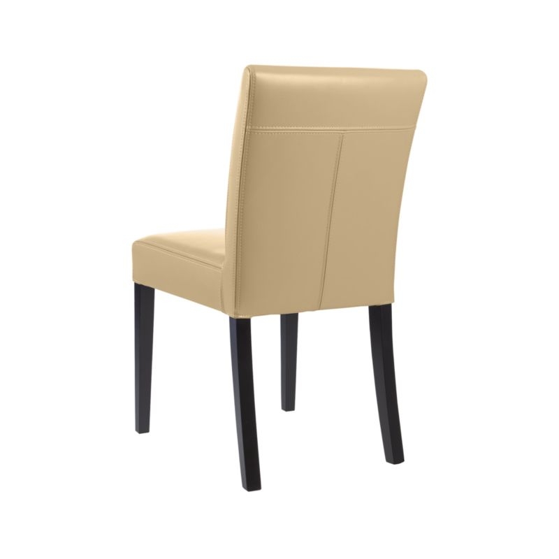 Lowe Café Latte Leather Dining Chair - Image 5