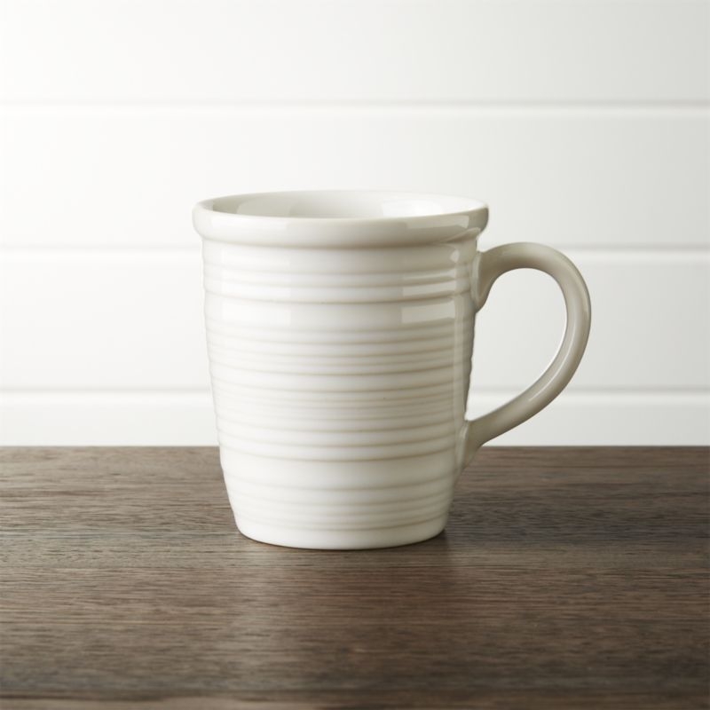 Farmhouse 16-oz. White Mugs, Set of 4 - Image 2