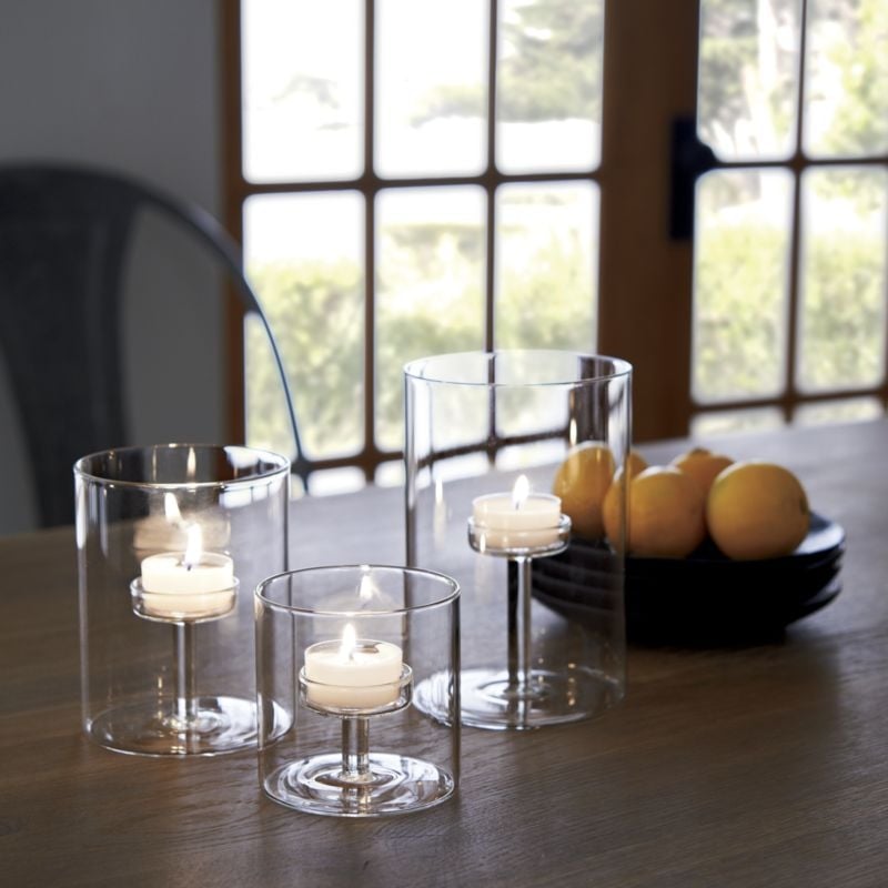 Elsa Large Glass Tealight Candle Holder - Image 2
