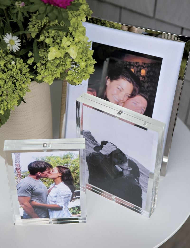 Acrylic 3x3 Block Tabletop Picture Frame - Image 2