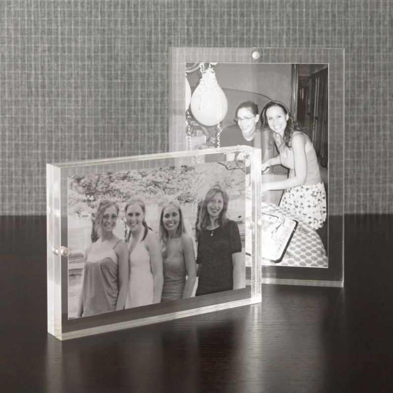 Acrylic 3x3 Block Tabletop Picture Frame - Image 6